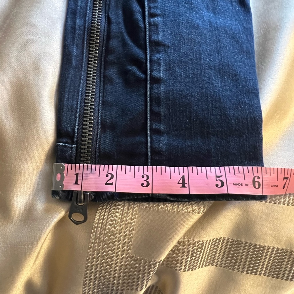 G-Star Raw 5260 3D Skinny Blue Denim Jeans Ankle Zip Moto Biker Skater Punk - Picture 12 of 12